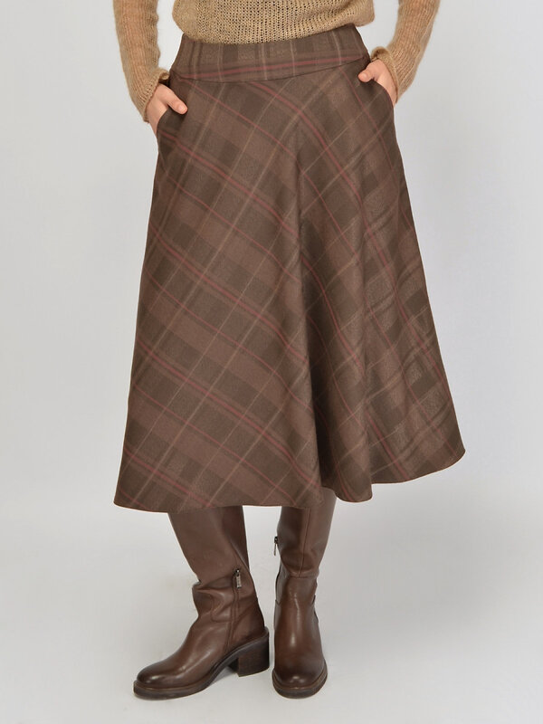 VISERDI Юбка 570401 1960-ккл 9451235 коричневый