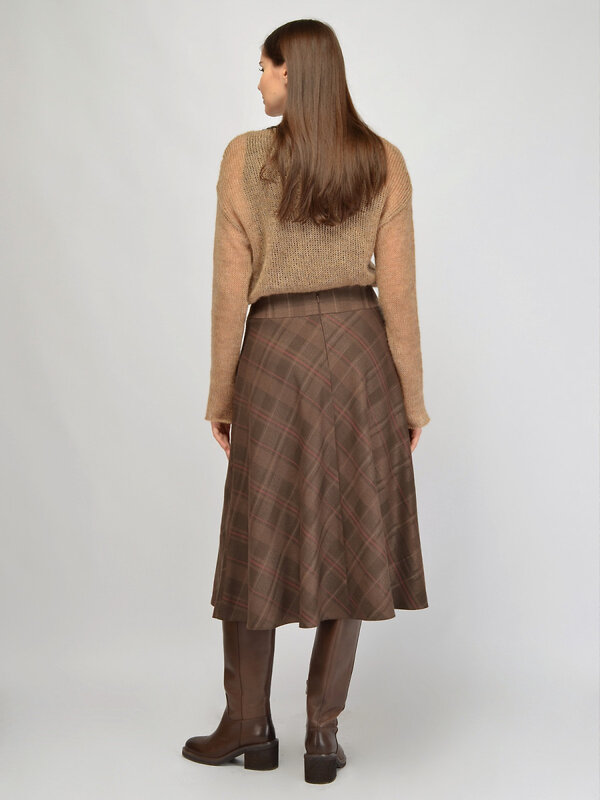 VISERDI Юбка 570401 1960-ккл 9451235 коричневый