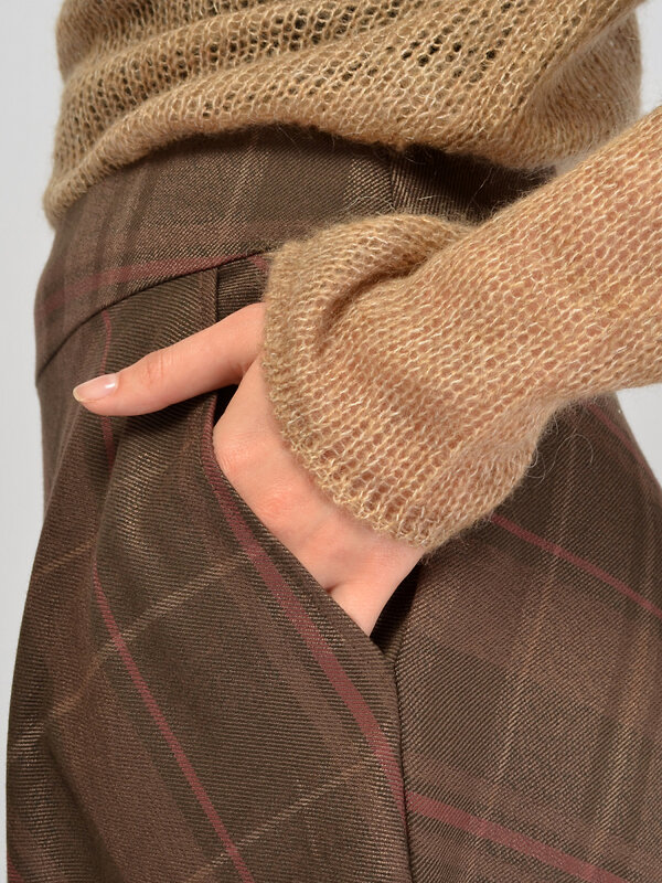 VISERDI Юбка 570401 1960-ккл 9451235 коричневый