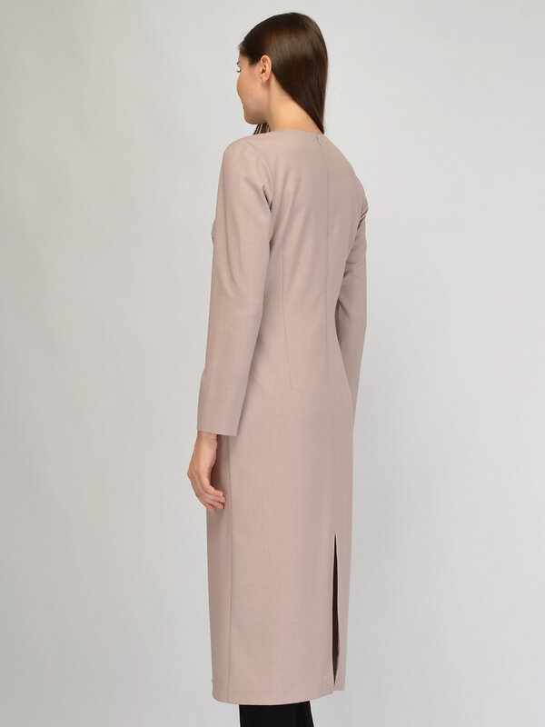 VISERDI Платье 570409 10449-беж 4451850 бежевый