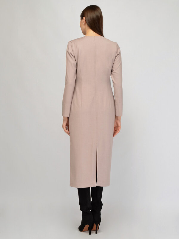 VISERDI Платье 570409 10449-беж 4451850 бежевый