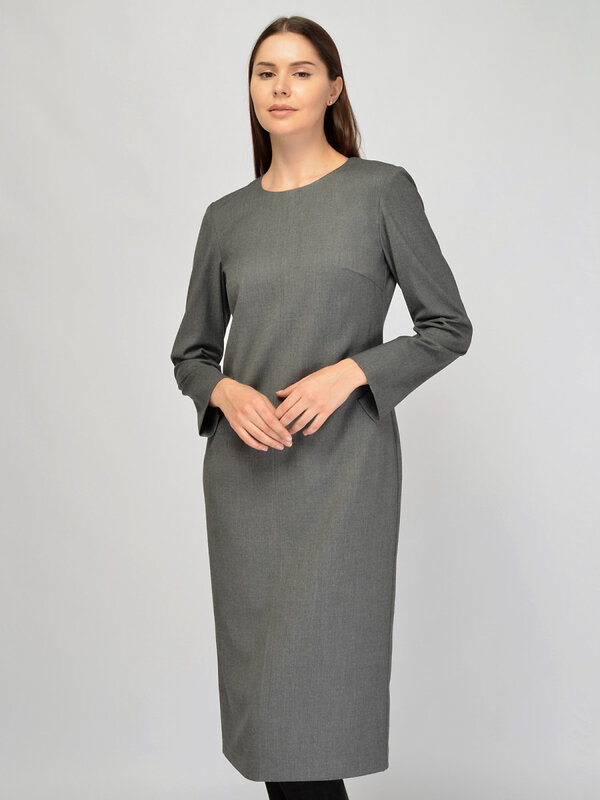 VISERDI Платье 570410 10449-сер 4451850 серый