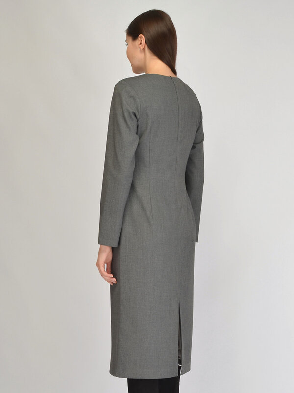 VISERDI Платье 570410 10449-сер 4451850 серый