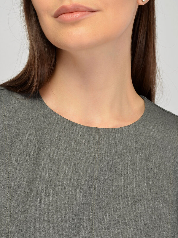 VISERDI Платье 570424 10448-сер 4451610 серый