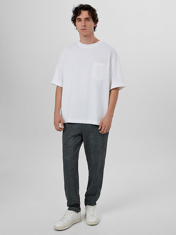 MARK FORMELLE Брюки 570430 181219-1 клетка черная на сером