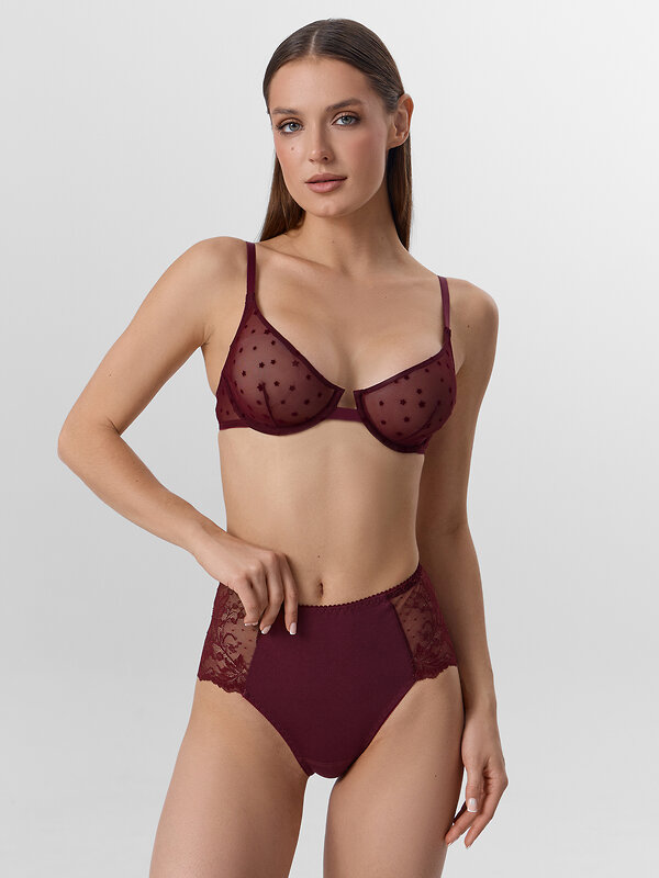 MARK FORMELLE Бюстгальтер 570488 512526 звезды на бордовом