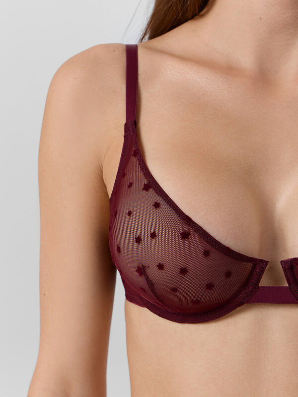 MARK FORMELLE Бюстгальтер 570488 512526 звезды на бордовом