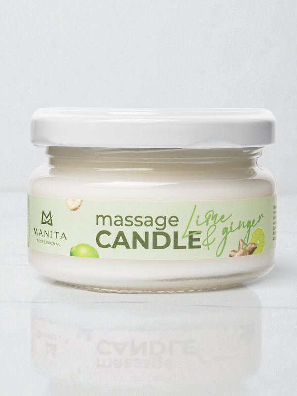 MANITA Свеча массажная / Lime & Ginger, 100 мл 570528 28138 