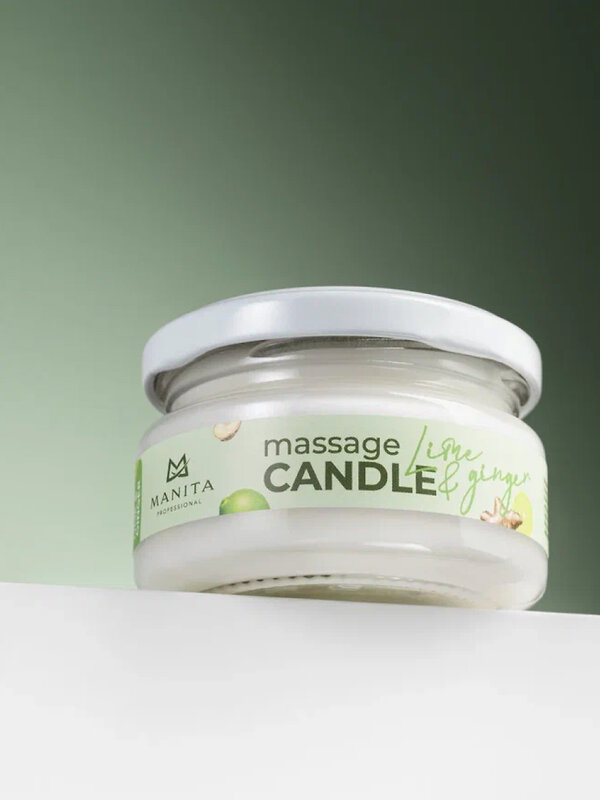 MANITA Свеча массажная / Lime & Ginger, 100 мл 570528 28138 