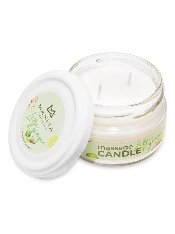MANITA Свеча массажная / Lime & Ginger, 100 мл 570528 28138 