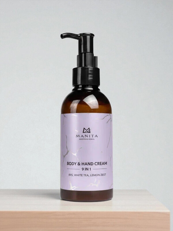 MANITA Парфюмированный крем для рук и тела / Iris, White Tea, Lemon Zest, 150 мл 570533 28147 