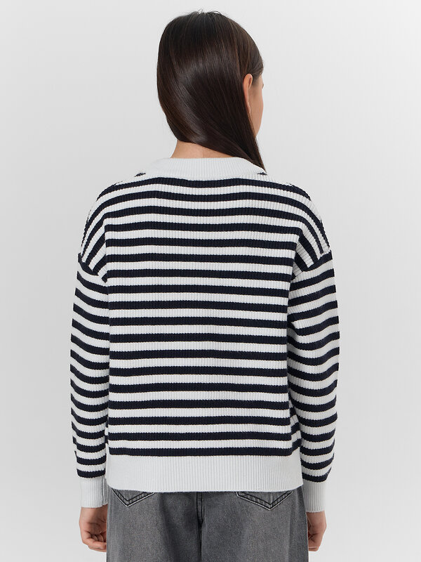 MARK FORMELLE Джемпер 570562 127967 черная полоска на белом