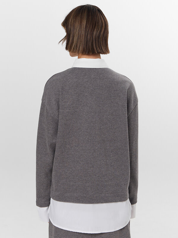 MARK FORMELLE Джемпер 570587 122816 серый меланж