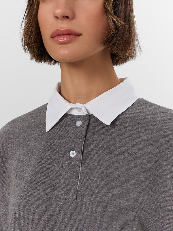 MARK FORMELLE Джемпер 570587 122816 серый меланж