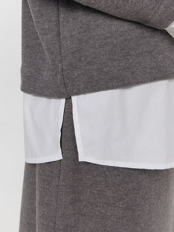 MARK FORMELLE Джемпер 570587 122816 серый меланж