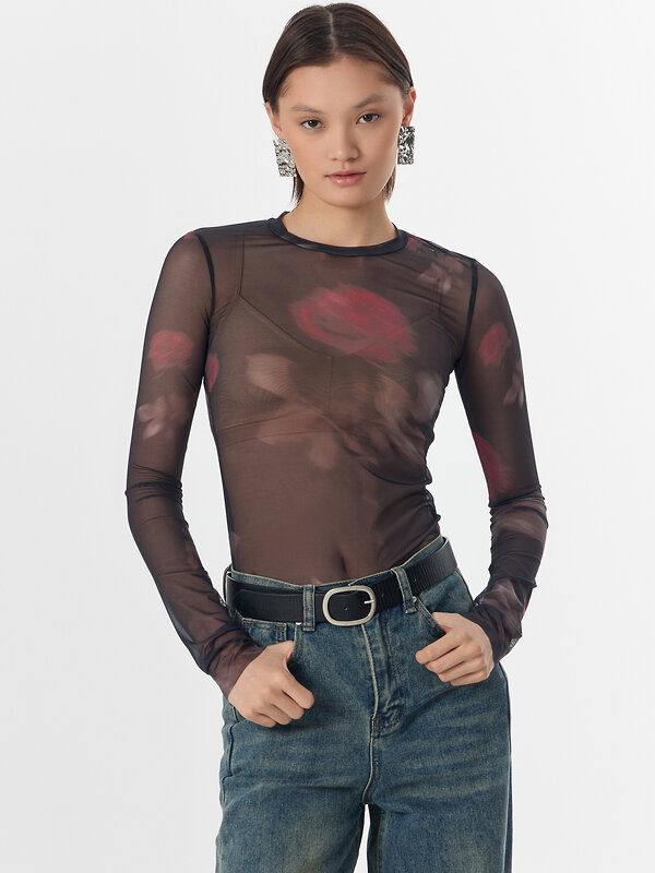 MARK FORMELLE Джемпер 570592 122898 розы на черном