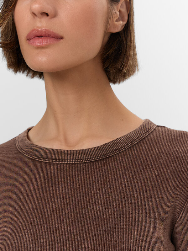 MARK FORMELLE Джемпер 570594 122986 ACID WASH коричневый