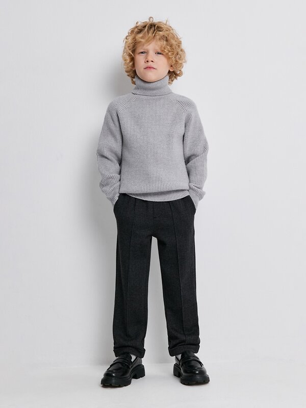 Acoola Свитер 570643 20130320010 серый меланж