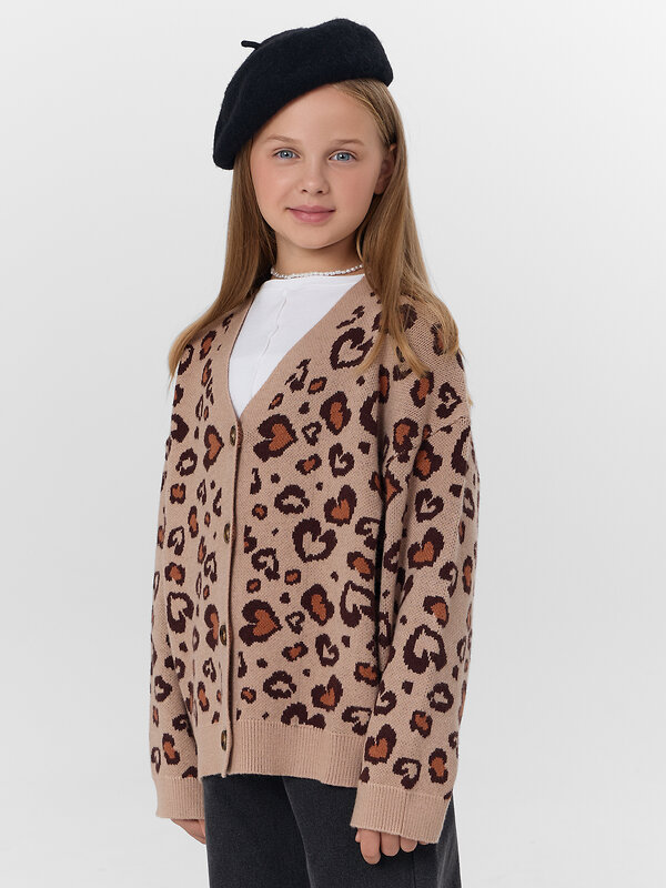 MARK FORMELLE Жакет 570688 167774 леопард на бежевом