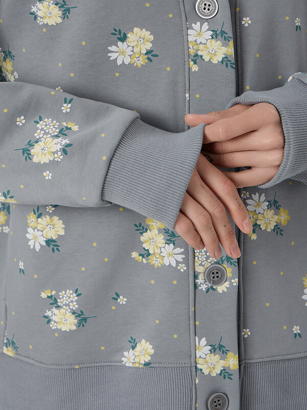 MARK FORMELLE Кардиган 570703 172114 цветы на сером