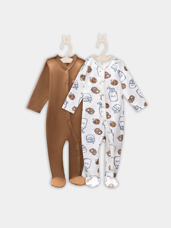 MARK FORMELLE Комбинезон 570713 14005-2 печеньки/молочко на молочном +песочный