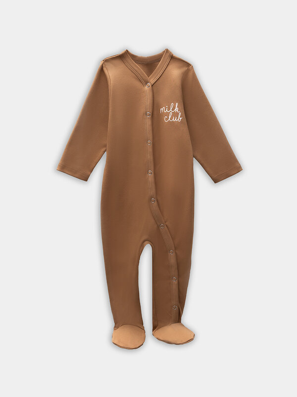 MARK FORMELLE Комбинезон 570713 14005-2 печеньки/молочко на молочном +песочный