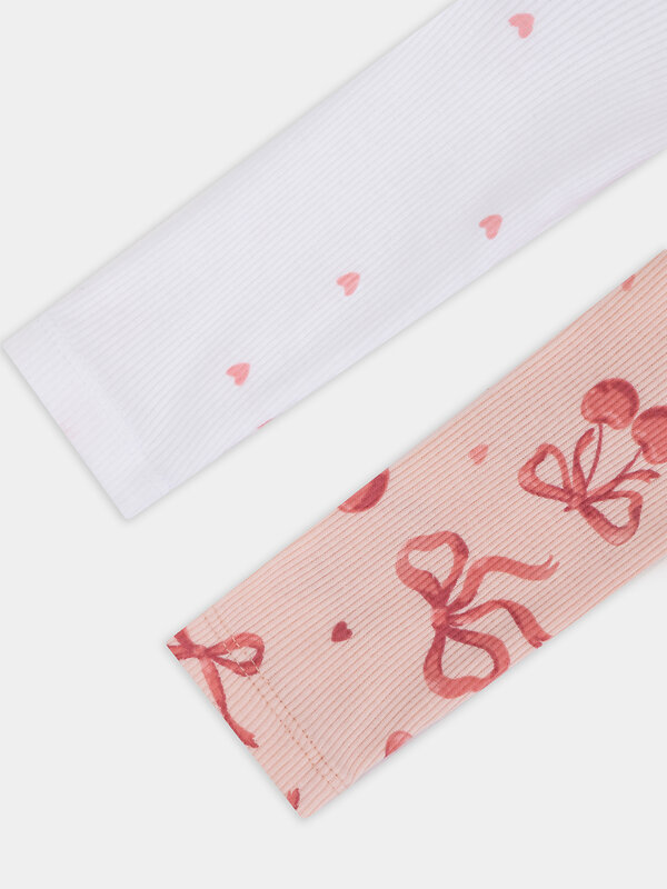 MARK FORMELLE Комбинезон 570715 14007-2 сердечки на белоснежном +бантики на персике