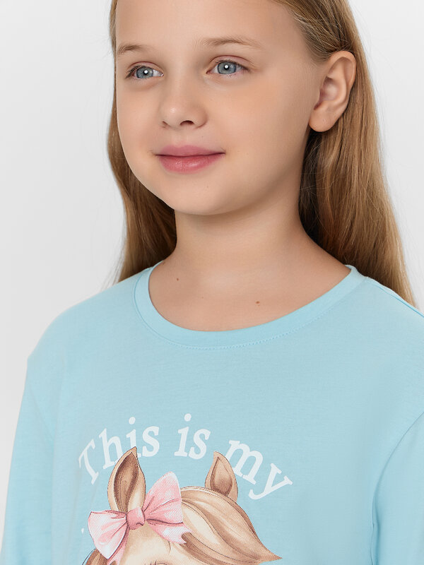 MARK FORMELLE Комплект 570724 567740 голубой +милые коники на голубом