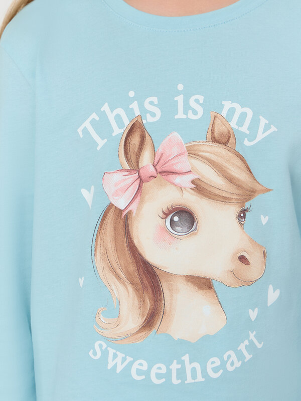 MARK FORMELLE Комплект 570724 567740 голубой +милые коники на голубом