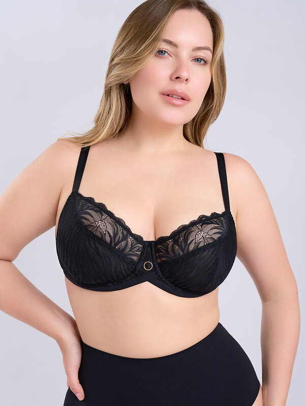 INDEFINI Бюстгальтер 570787 5136WXY Черный