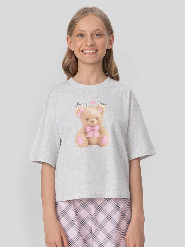 MARK FORMELLE Комплект 570799 567749 серый меланж+клетка черно -розовая