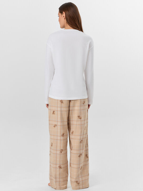 MARK FORMELLE Комплект 570838 592625 белый +клетка с мишки на песочном