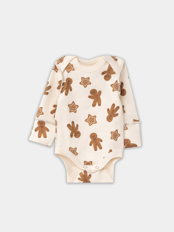 MARK FORMELLE Боди детское 570854 13018-1-2 огненный красный +печеньки на сл.масле