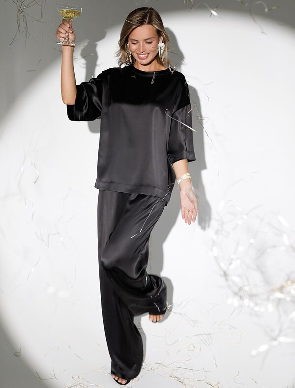 VILATTE Брюки 570901 D24.304 черный