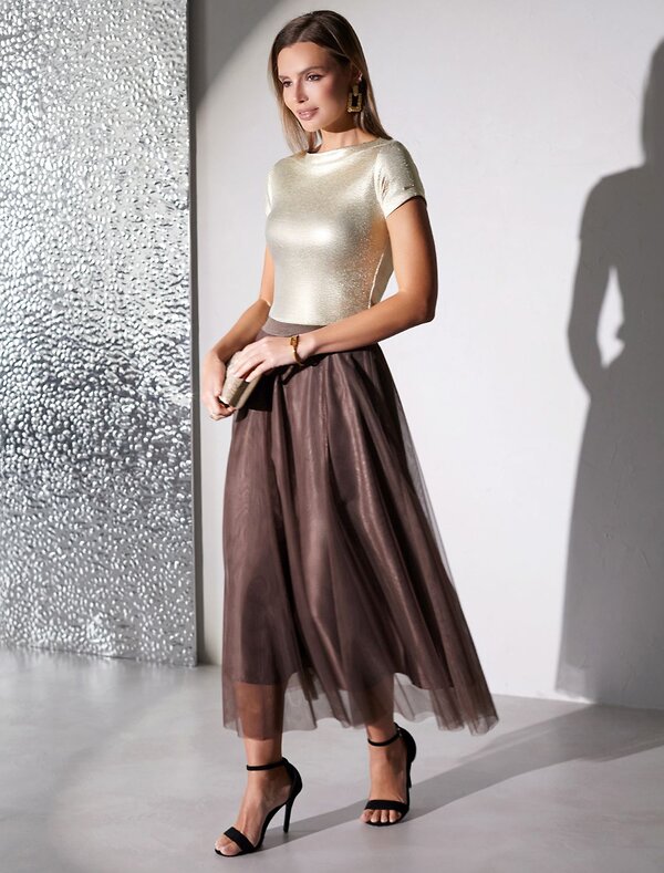 VILATTE Футболка 570917 D49.093 матовое светлое золото