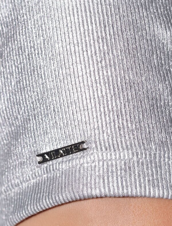 VILATTE Футболка 570918 D49.093 матовое серебро