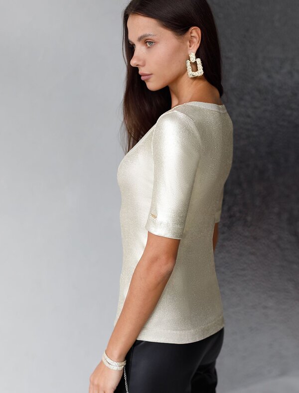 VILATTE Футболка 570921 D49.120 матовое светлое золото