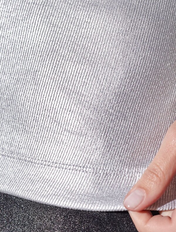 VILATTE Футболка 570922 D49.120 матовое серебро