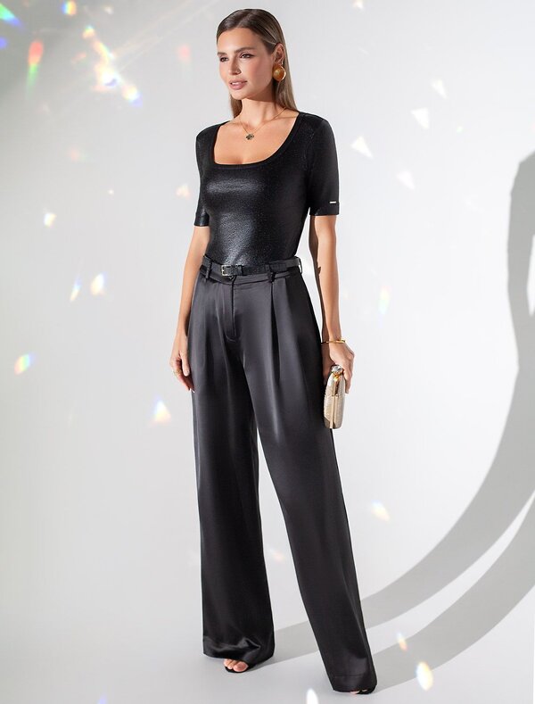 VILATTE Футболка 570924 D49.120 черный