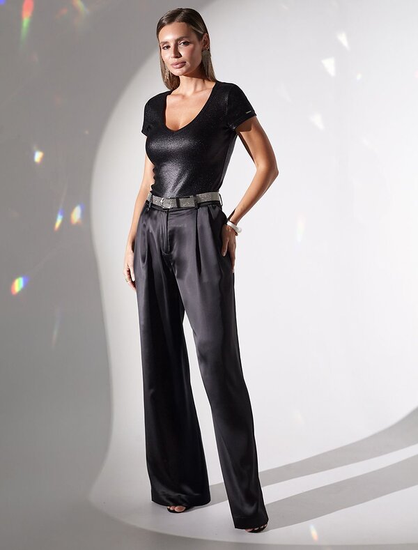 VILATTE Футболка 570928 D49.121 черный