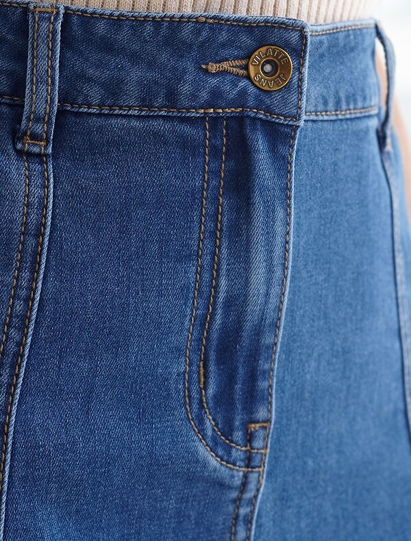 VILATTE Юбка 570931 D56.121 синий