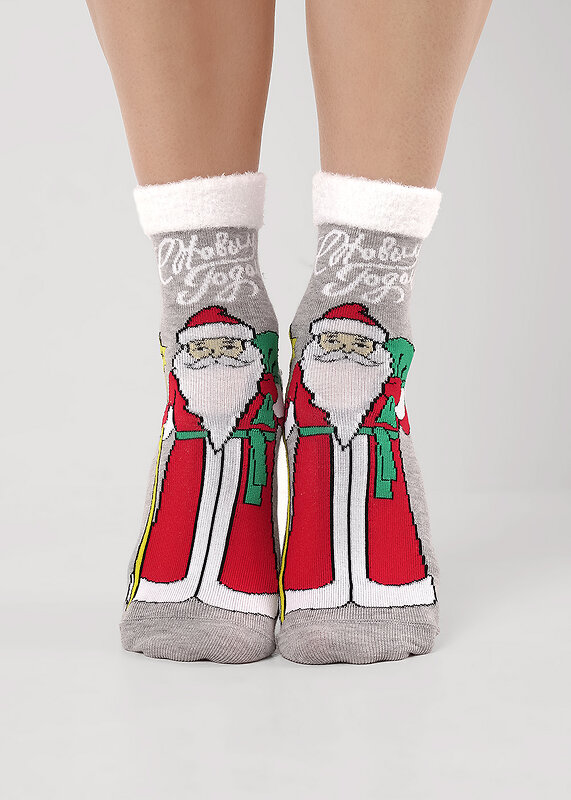 CLEVER Носки 570944 Д2566 меланж серый