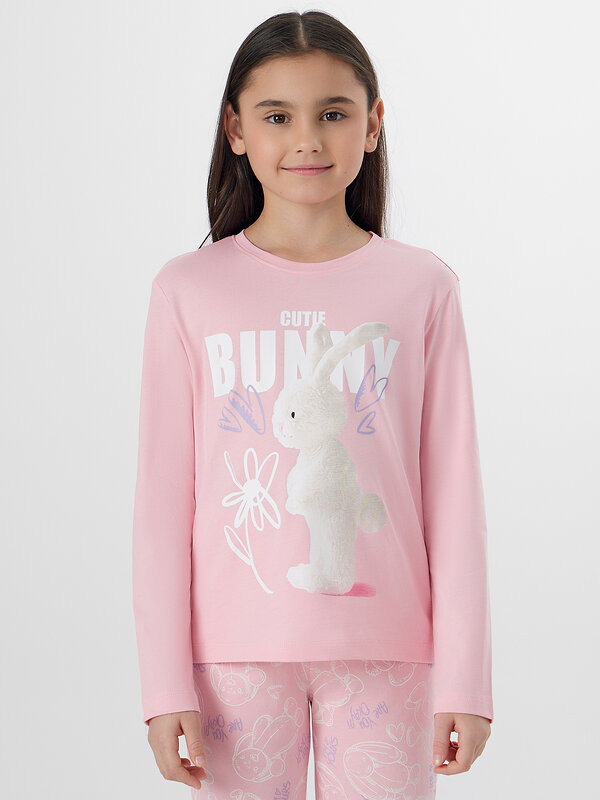 MARK FORMELLE Комплект 571018 567755 розовый +милые зайчики на розовом