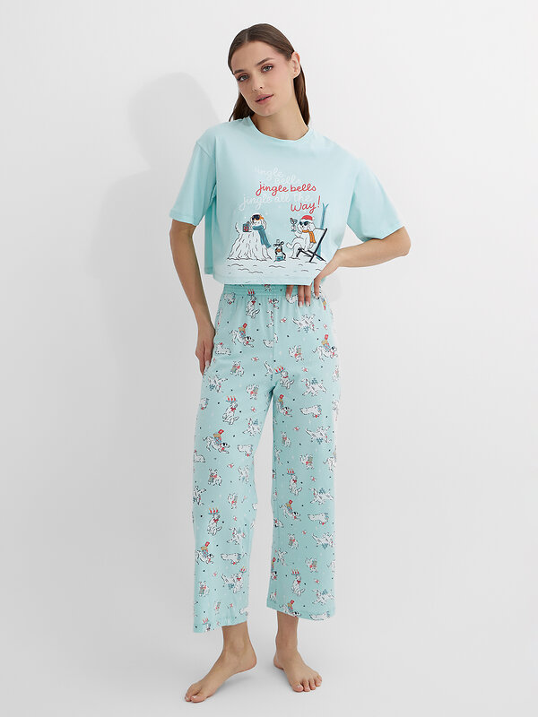 MARK FORMELLE Комплект 571024 592444 мята +собаки на мяте