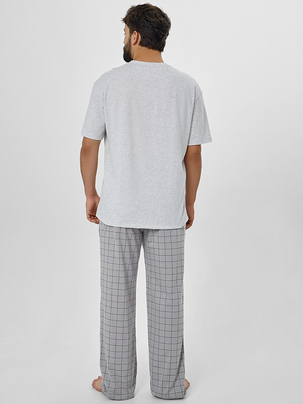 MARK FORMELLE Комплект 571029 591039 серый меланж+черная клетка на сером