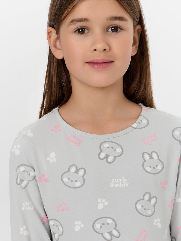 MARK FORMELLE Платье 571062 157778 кролики на св.сером