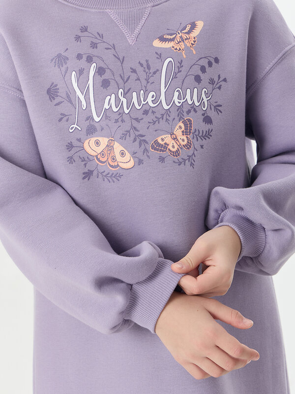 MARK FORMELLE Платье 571063 157826 лиловый +печать