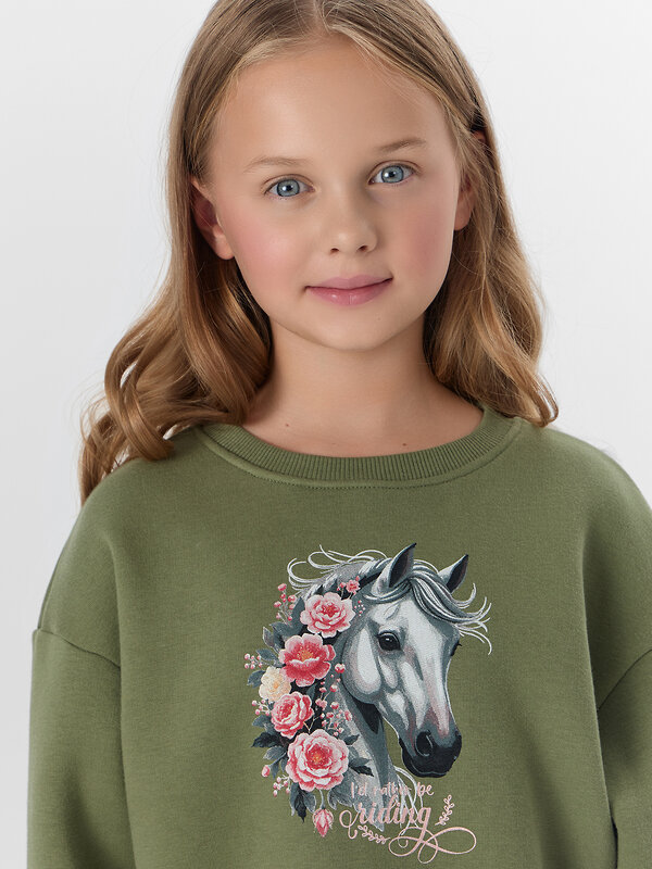 MARK FORMELLE Платье 571066 157974 зеленый +молочный +печать