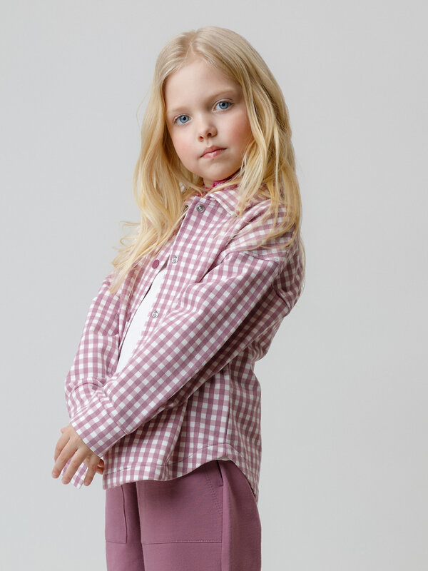 CROCKID Рубашка 571141 КР 302567 бордовый