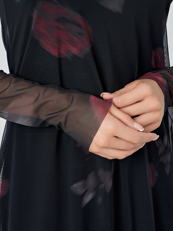 MARK FORMELLE Платье 571154 152606 розы на черном